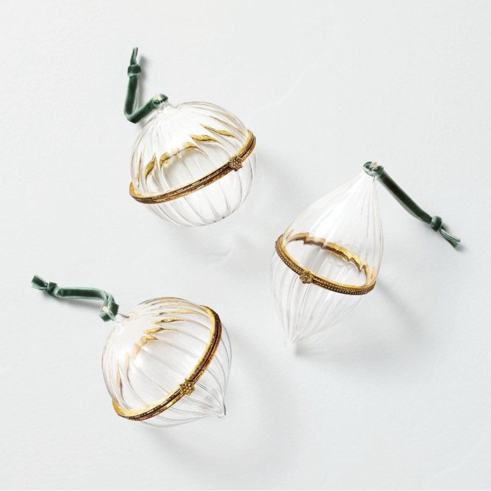 3pc Hinge Ornament Set - Hearth & Hand™ with Magnolia